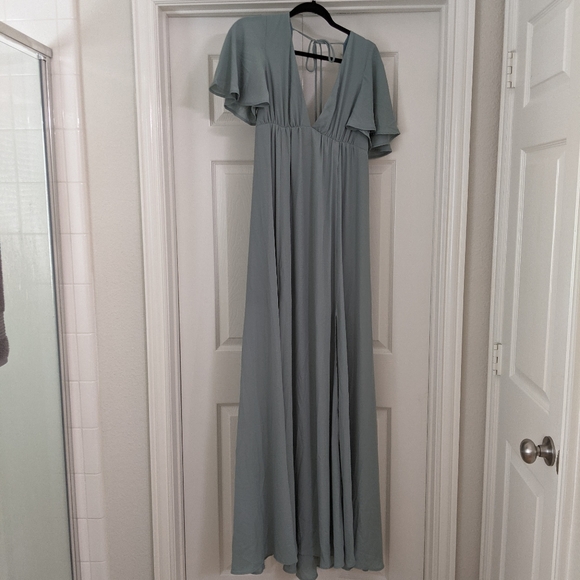 Show Me Your Mumu Faye Flutter Sleeve Maxi Dress - Picture 2 of 6